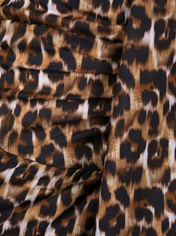 ( Neue Saison ) MC2 Saint Barth IKATLEOPARD11 Rock Mit Leoparden-Print Damen – Bild 3