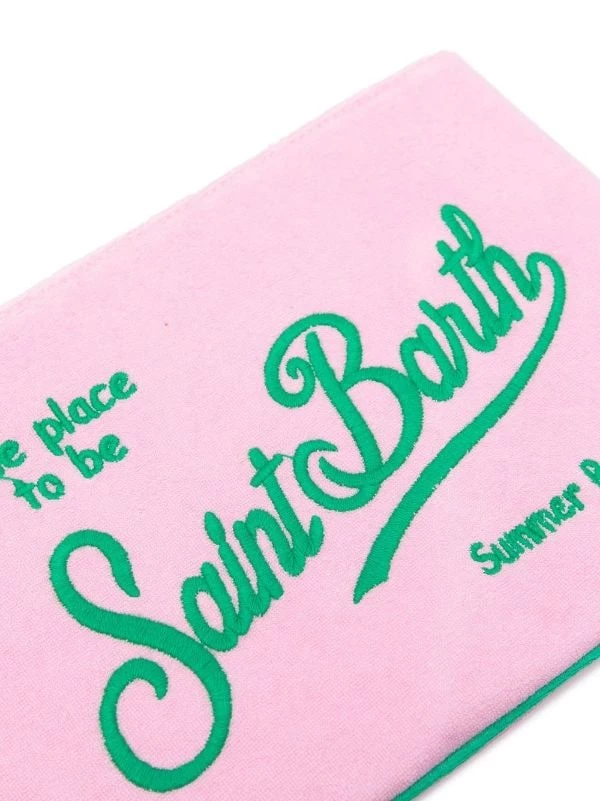 ( Neue Saison ) MC2 Saint Barth Bestickte Clutch Aus Frottee Emb 2157 – Bild 4