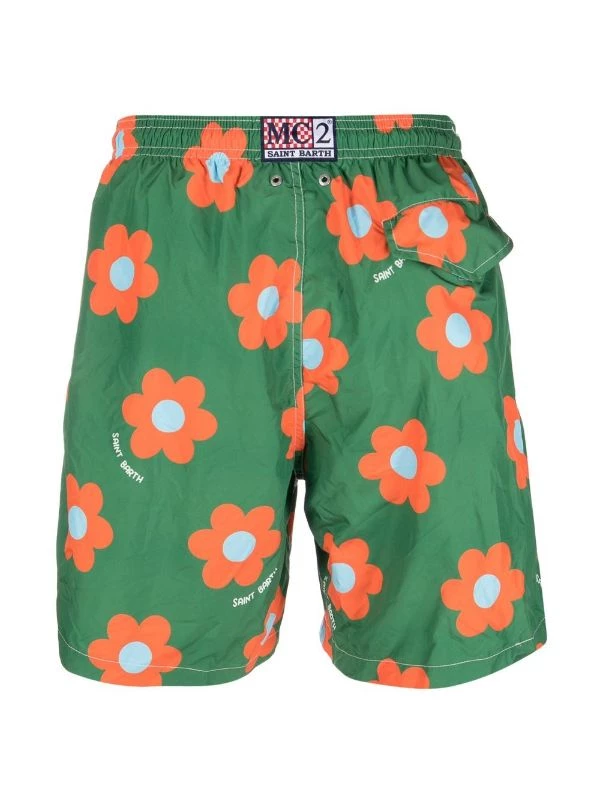 ( Neue Saison ) MC2 Saint Barth Happy Daisy Badeshorts 52 HAPPY DAISY – Bild 2