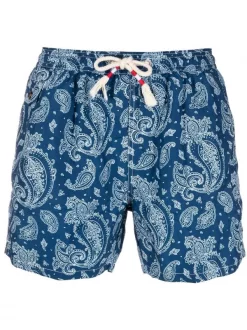 ( Neue Saison ) MC2 Saint Barth Badeshorts Mit Paisleymuster Herren