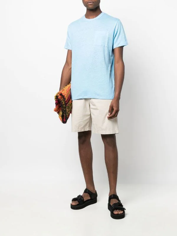 ( Neue Saison ) MC2 Saint Barth T-Shirt Mit Rundhalsausschnitt 00810B 31 LIGHT BLUE – Bild 2