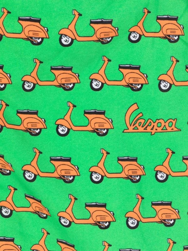 ( Neue Saison ) MC2 Saint Barth Badeshorts Mit Vespa-Print 5785 MINI VESPA – Bild 3