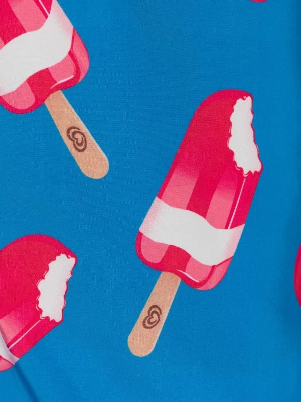 ( Neue Saison ) MC2 Saint Barth 17 ALGI STRAW Badeshorts Mit Eiscreme-Print Herren – Bild 3