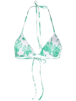 ( Neue Saison ) MC2 Saint Barth Bikinioberteil Mit Print 02015B VERDE