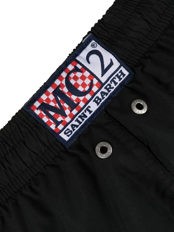 ( Neue Saison ) MC2 Saint Barth Lighting Badeshorts 00 BLACK – Bild 3