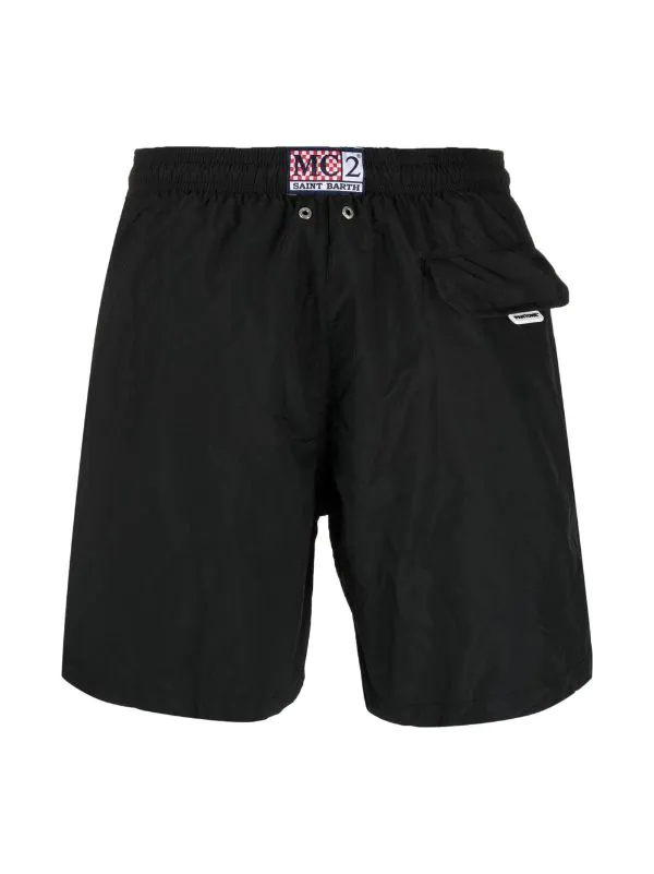 ( Neue Saison ) MC2 Saint Barth Lighting Badeshorts 00 BLACK – Bild 2