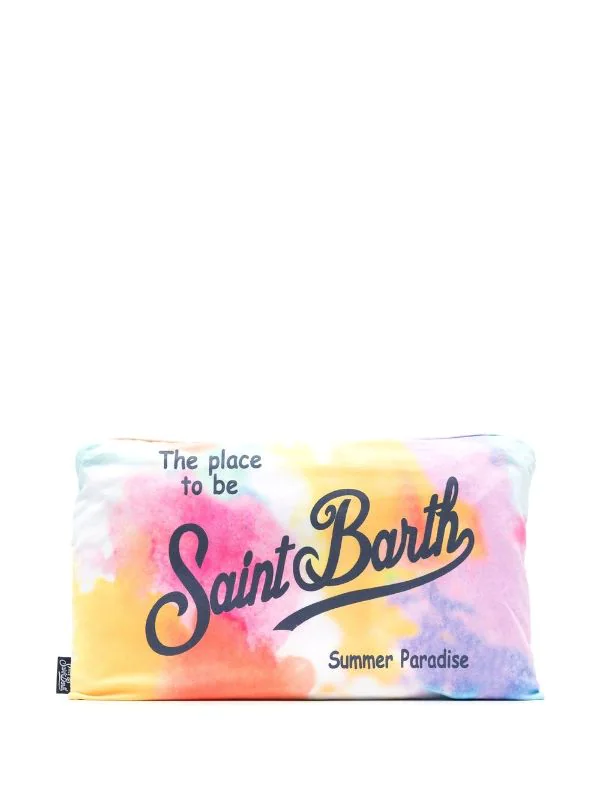 ( Neue Saison ) MC2 Saint Barth WATERMULTIC Stranddecke Mit Logo-Print Damen – Bild 3