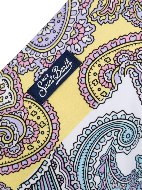 ( Neue Saison ) MC2 Saint Barth Bikinihöschen Mit Paisley-Print Damen – Bild 3