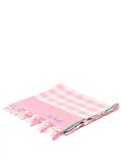 ( Neue Saison ) MC2 Saint Barth VICHY2157 Badetuch Mit Vichy-Karo Damen