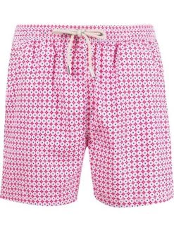 ( Neue Saison ) MC2 Saint Barth Badeshorts Mit Logo-Patch RHOMBOIDC