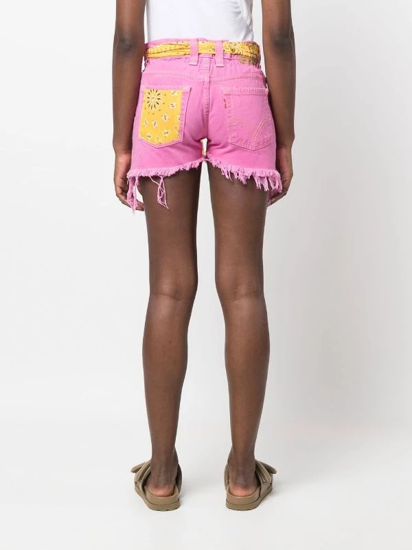 ( Neue Saison ) MC2 Saint Barth Kurze Arizona Shorts Mit Bandana-Print Damen – Bild 4