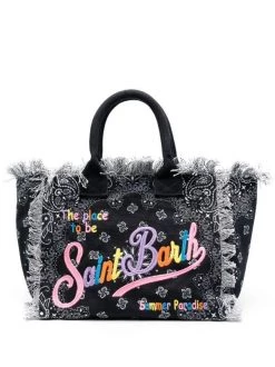 ( Neue Saison ) MC2 Saint Barth Shopper Mit Logo Bandanna Round Mcol 00