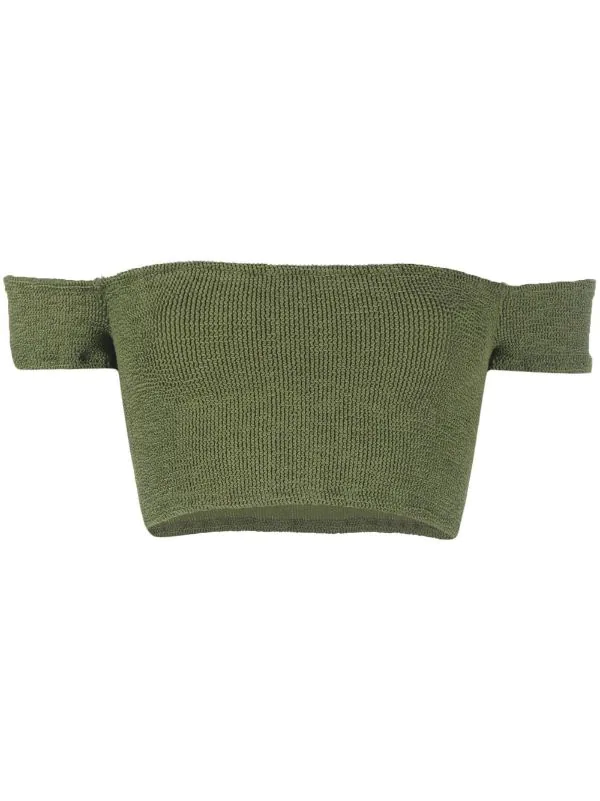 ( Neue Saison ) MC2 Saint Barth WR52 GREEN Schulterfreies Oberteil Damen