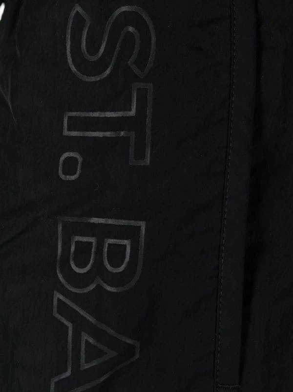 ( Neue Saison ) MC2 Saint Barth 01345B SB 0000 Badeshorts Mit Logo-Patch Herren – Bild 3