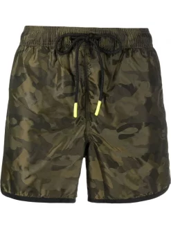( Neue Saison ) MC2 Saint Barth Badeshorts Mit Camouflage-Print 00310B SB CAMO 54