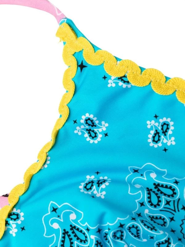 ( Neue Saison ) MC2 Saint Barth Paisley Print Bikini BANDANNAROUNDW3221 – Bild 4
