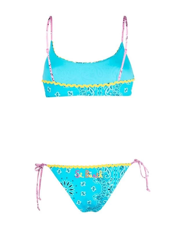 ( Neue Saison ) MC2 Saint Barth Paisley Print Bikini BANDANNAROUNDW3221 – Bild 2
