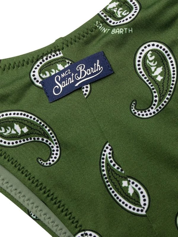 ( Neue Saison ) MC2 Saint Barth LOVEPAISLEY52 Paisley Print Bikini Damen – Bild 3